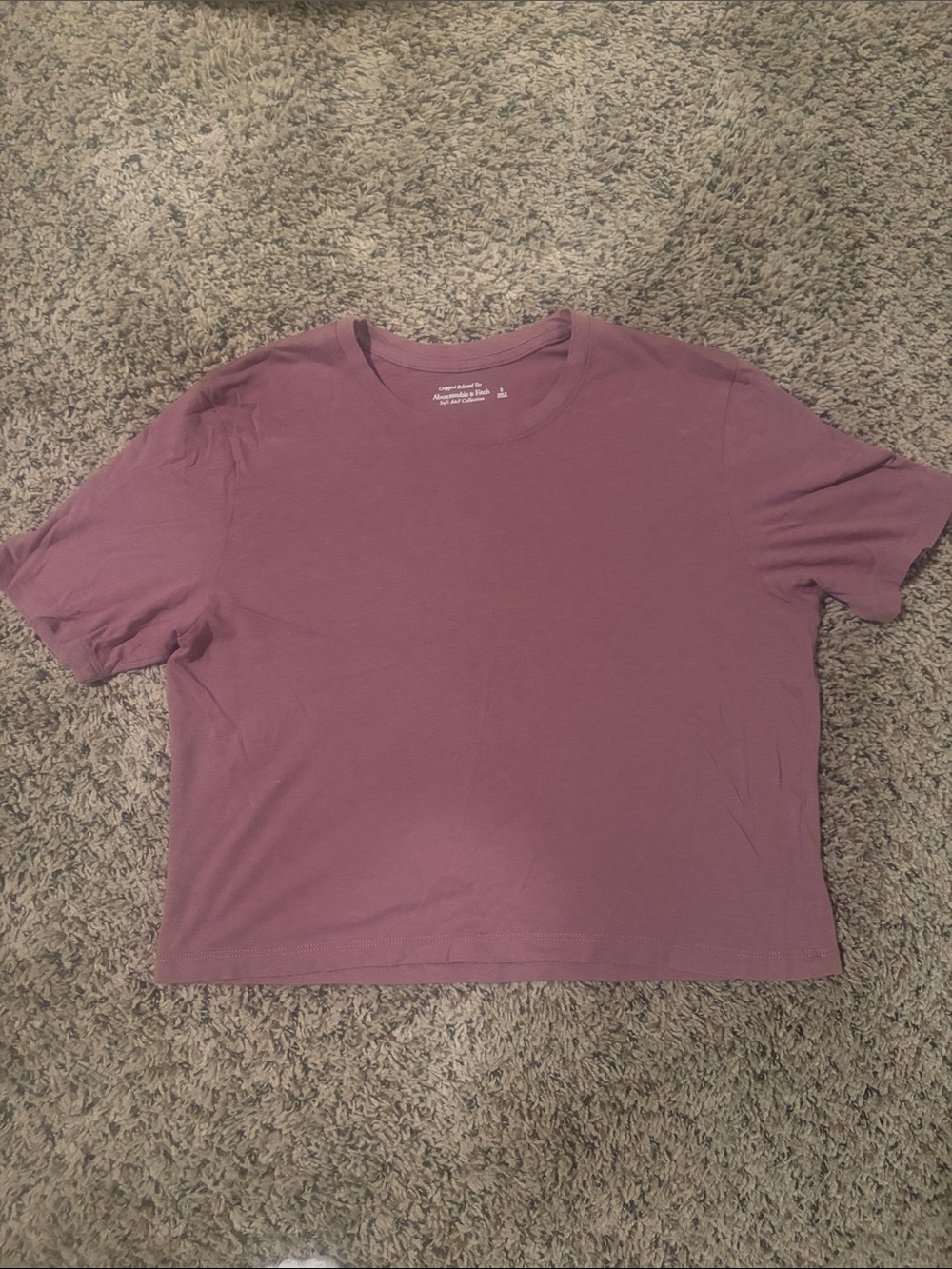 Abercrombie & Fitch Cropped Relaxed Tee